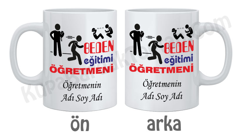 Beden Eğitimi Öğretmeni İsme Özel Kupa