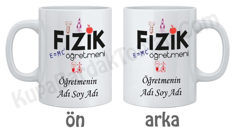 Fizik Öğretmeni İsme Özel Kupa