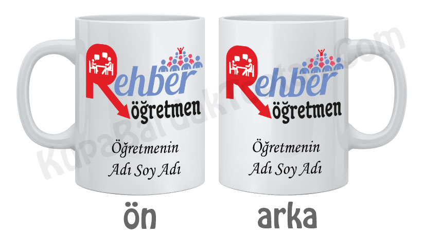 Rehber Öğretmen İsme Özel Kupa Bardak